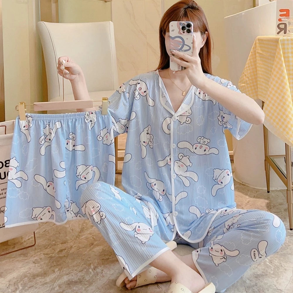3 in 1 Pajama Set Sleepwear Set