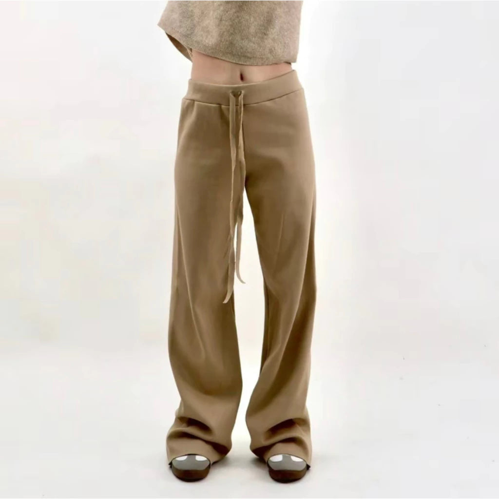 Harper Knitted Wide Leg Trouser Pants