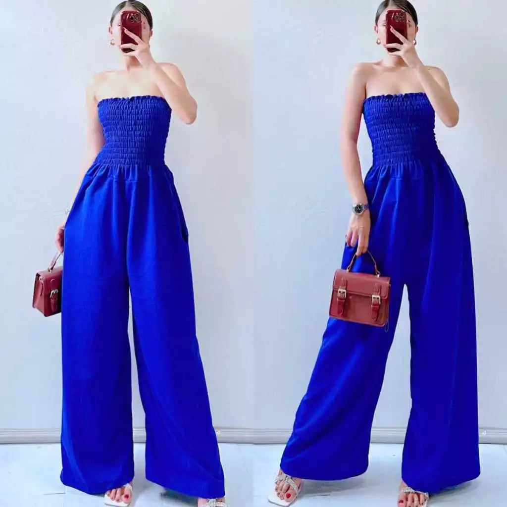 Plus Size Jumpsuit Crepe Fabric Fashion