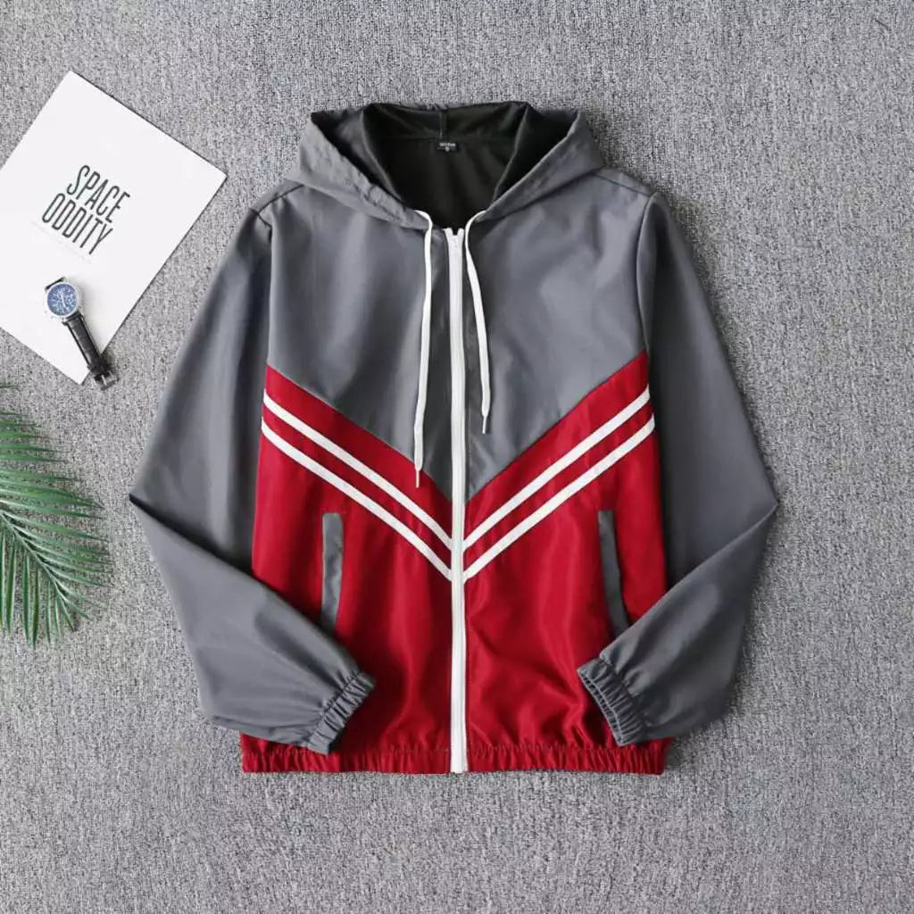 Casual Bomber Hoodie Jacket