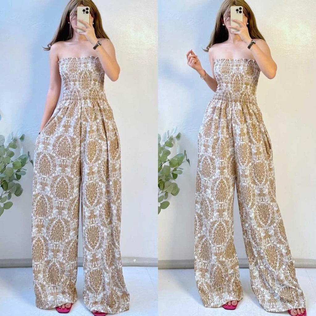 Plus Size Jumpsuit Crepe Fabric Fashion