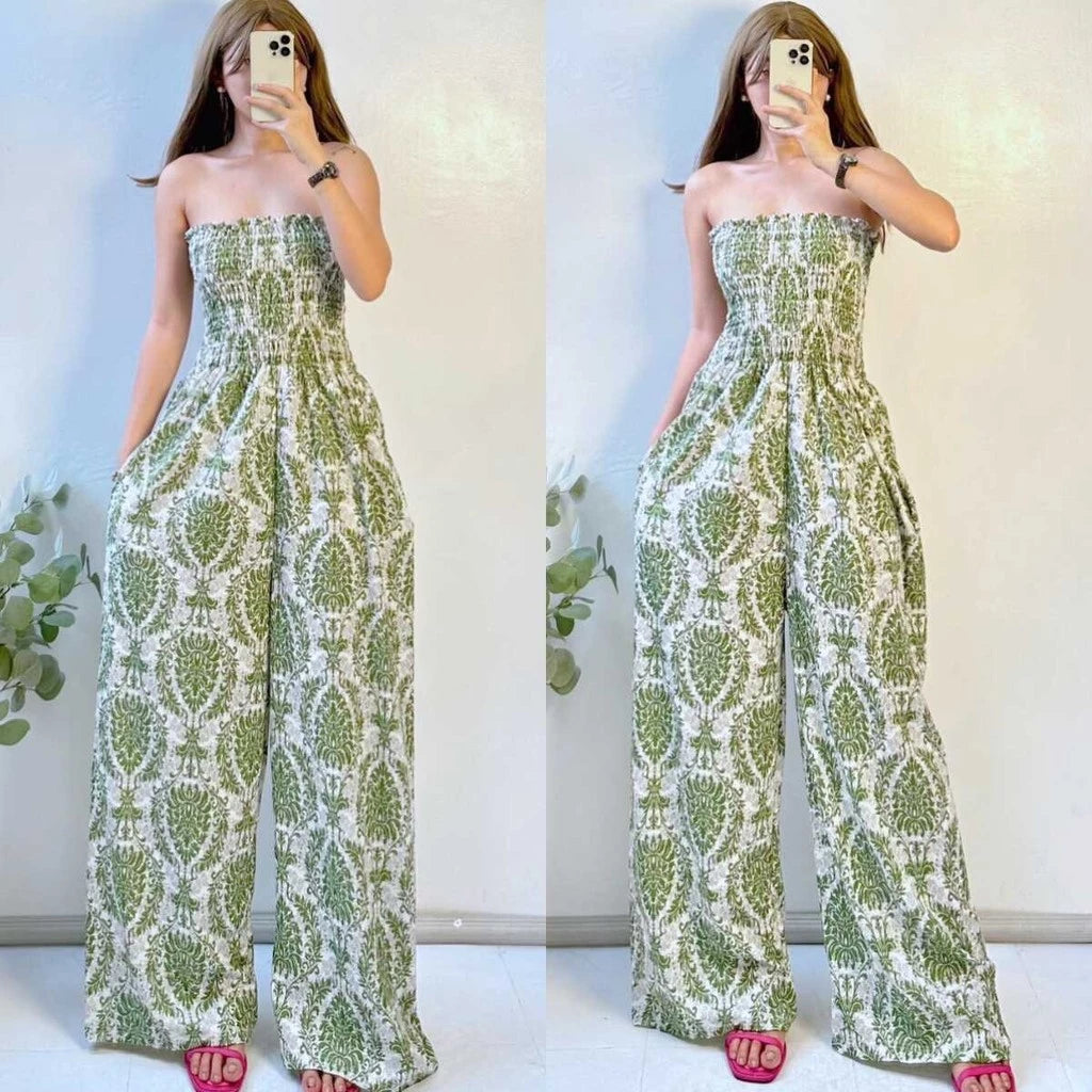 Plus Size Jumpsuit Crepe Fabric Fashion