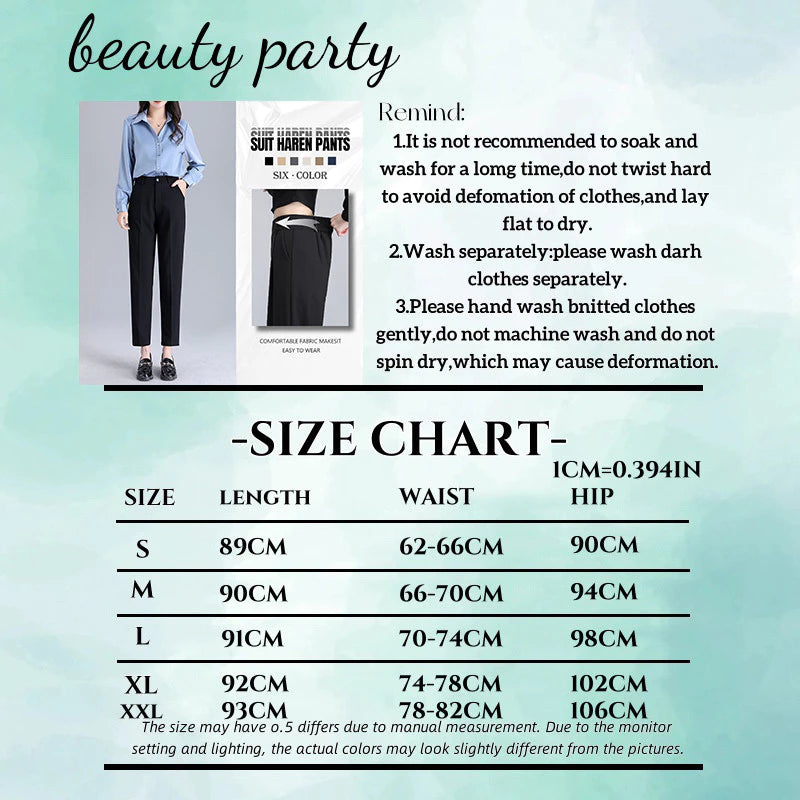 Casual Office Suit Pants for Women