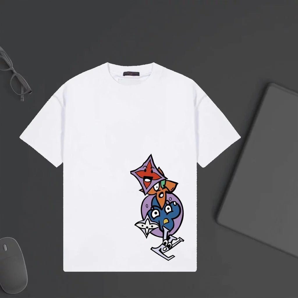 Customization V Theme Short Sleeve Cartoon Four-leaf