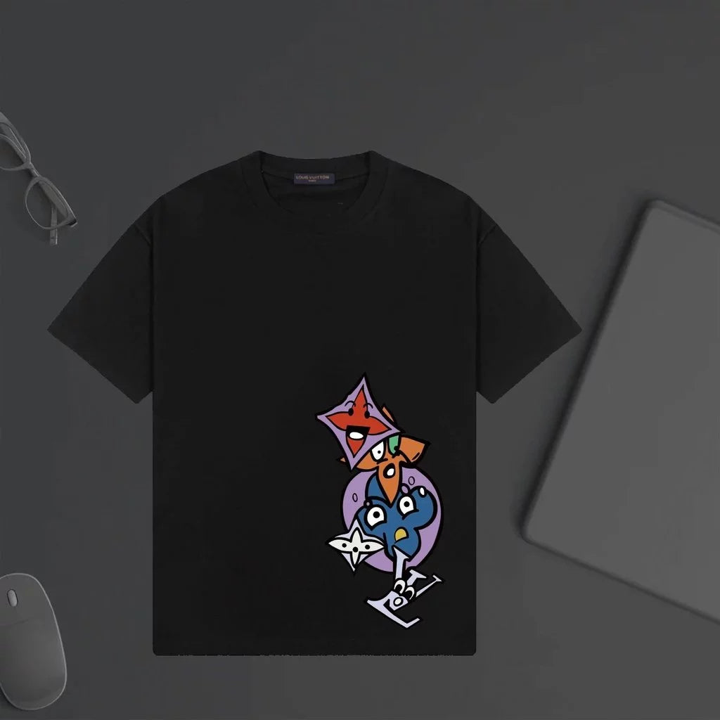 Customization V Theme Short Sleeve Cartoon Four-leaf